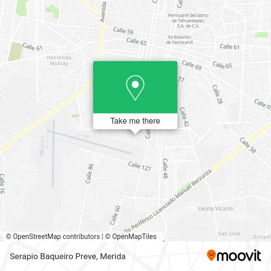 Mapa de Serapio Baqueiro Preve