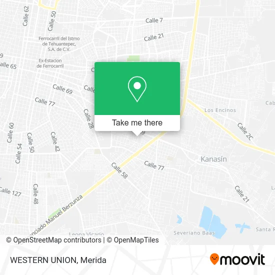 Mapa de WESTERN UNION
