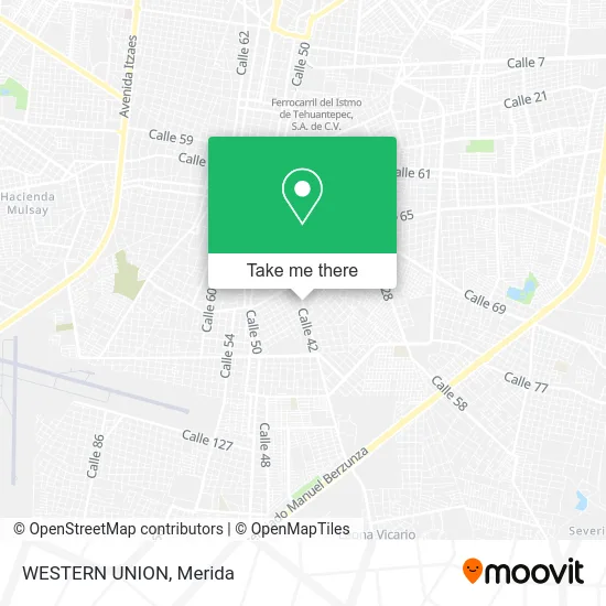 WESTERN UNION map