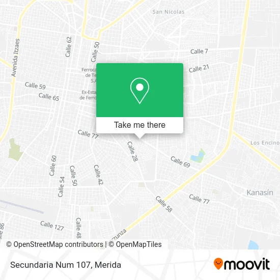 Secundaria Num 107 map
