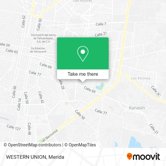 Mapa de WESTERN UNION