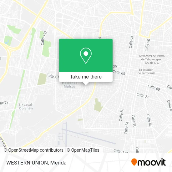 WESTERN UNION map