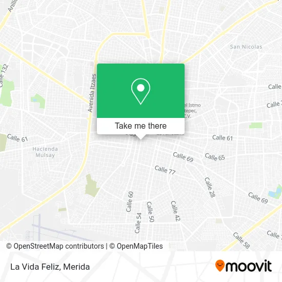 Mapa de La Vida Feliz