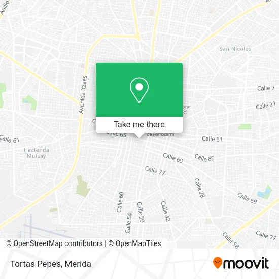 Tortas Pepes map