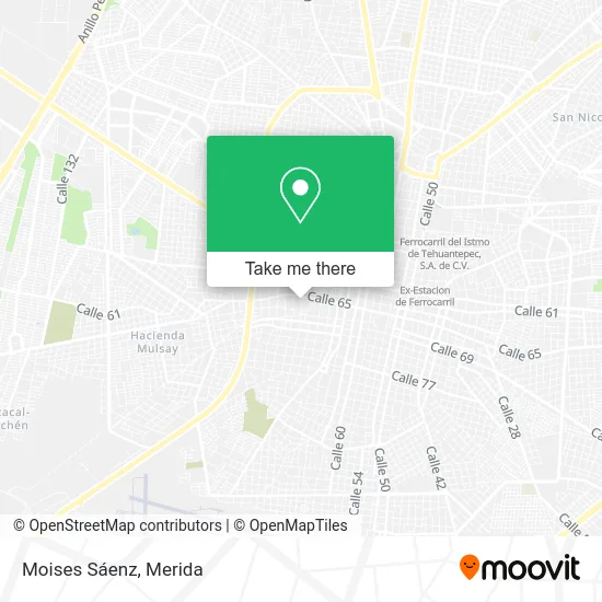 Moises Sáenz map