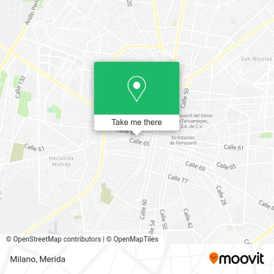 Mapa de Milano
