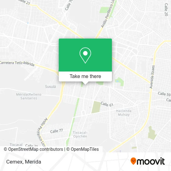 Mapa de Cemex