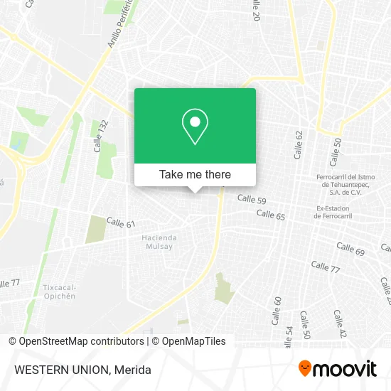 Mapa de WESTERN UNION