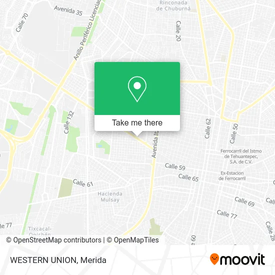 WESTERN UNION map