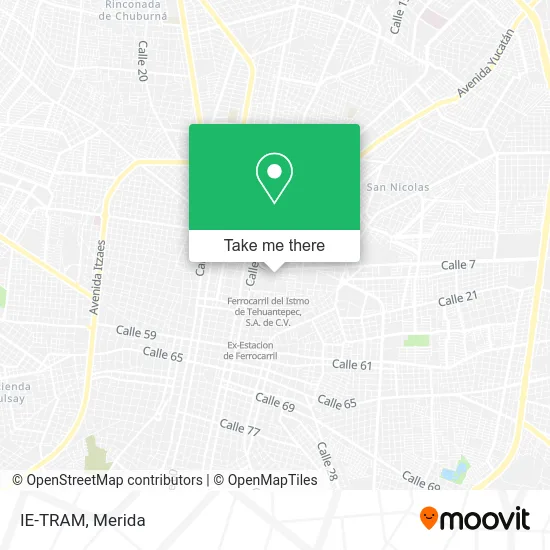 Mapa de IE-TRAM
