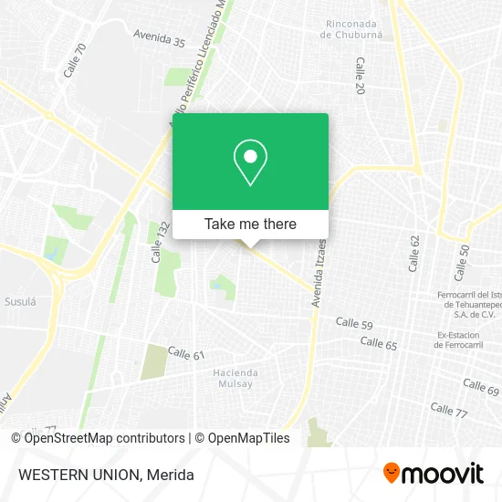 WESTERN UNION map