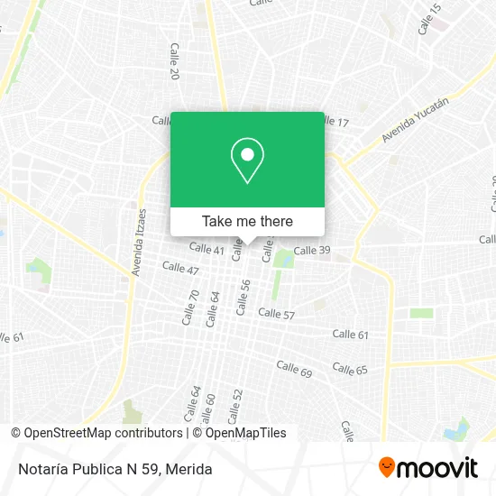 Notaría Publica N 59 map