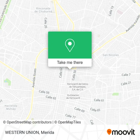 Mapa de WESTERN UNION