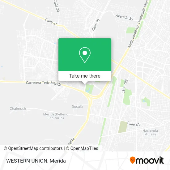 Mapa de WESTERN UNION