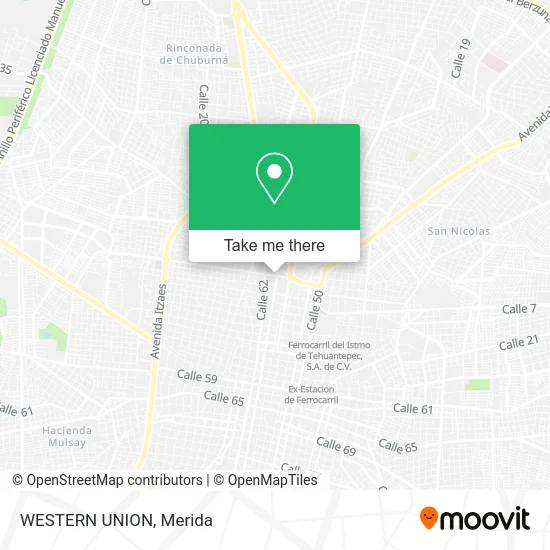Mapa de WESTERN UNION