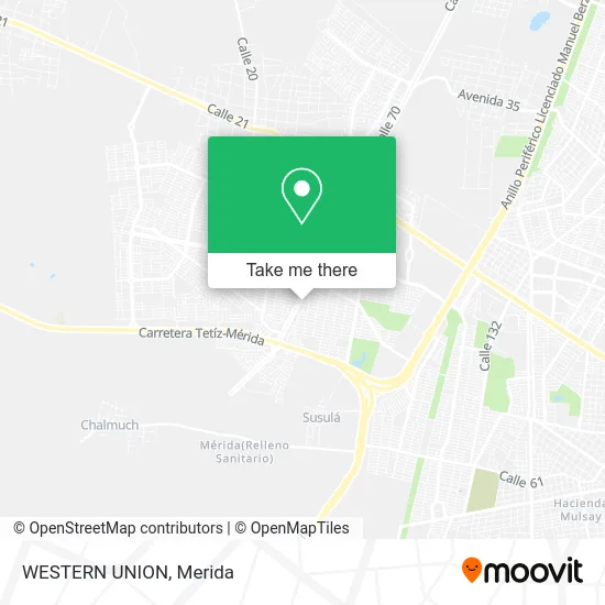 Mapa de WESTERN UNION