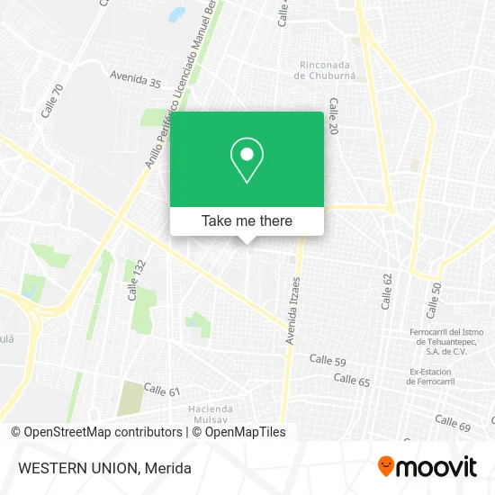 Mapa de WESTERN UNION