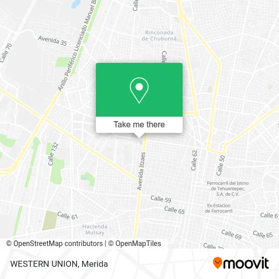 WESTERN UNION map
