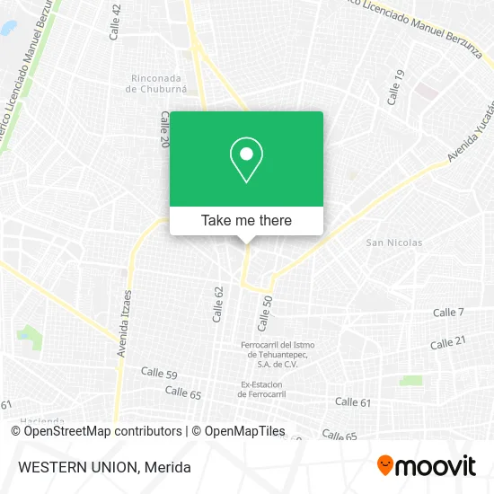 WESTERN UNION map