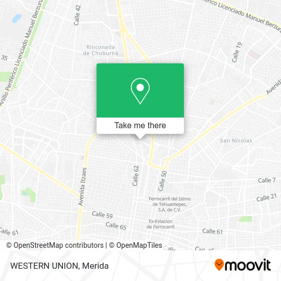 Mapa de WESTERN UNION