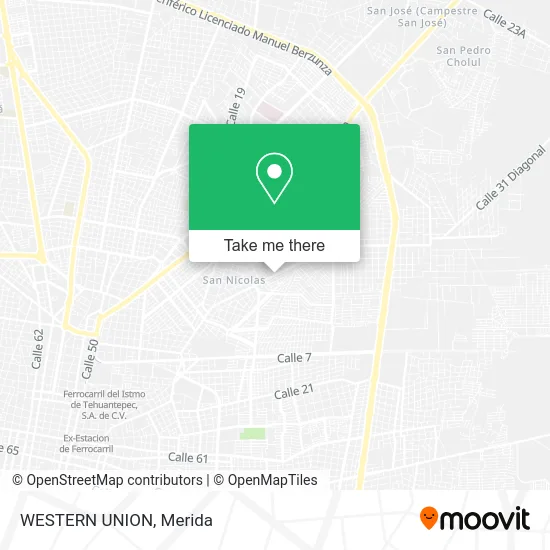 Mapa de WESTERN UNION