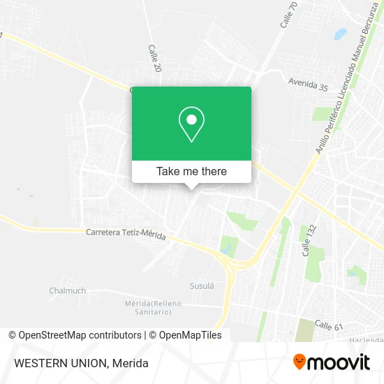 Mapa de WESTERN UNION