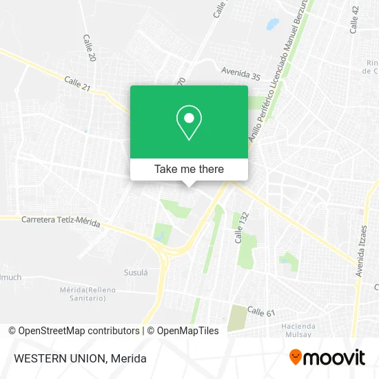 WESTERN UNION map