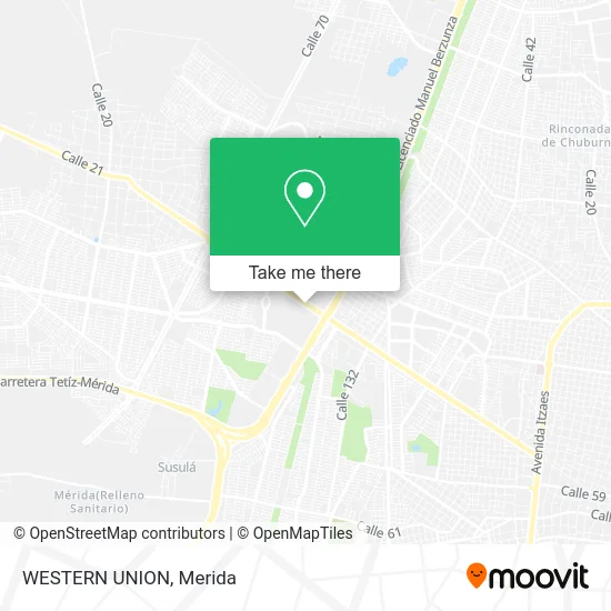 Mapa de WESTERN UNION