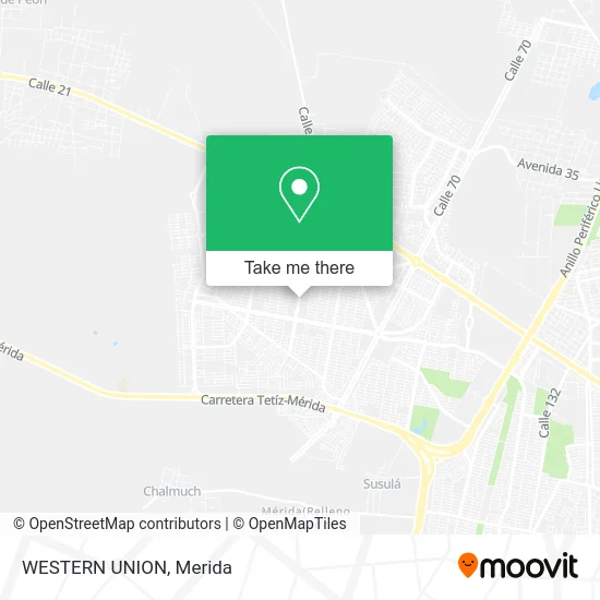 WESTERN UNION map
