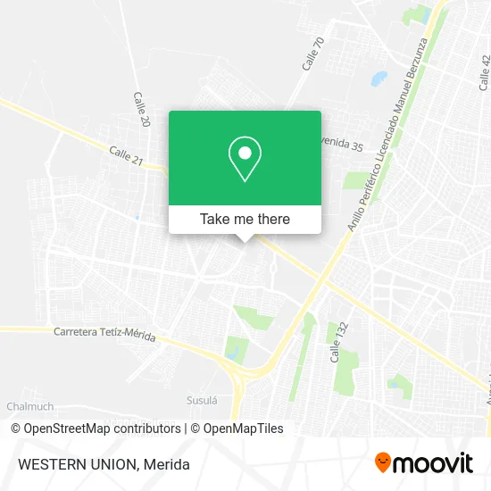 Mapa de WESTERN UNION