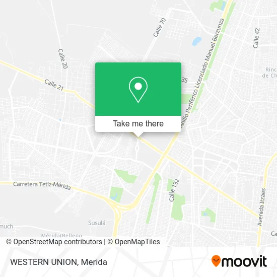 WESTERN UNION map
