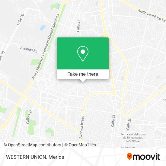 WESTERN UNION map