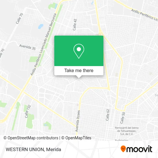 WESTERN UNION map