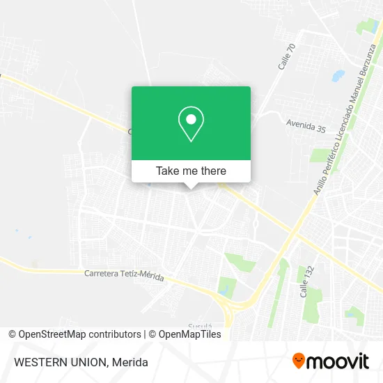 Mapa de WESTERN UNION
