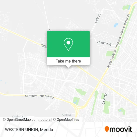 Mapa de WESTERN UNION