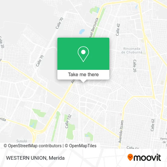 Mapa de WESTERN UNION