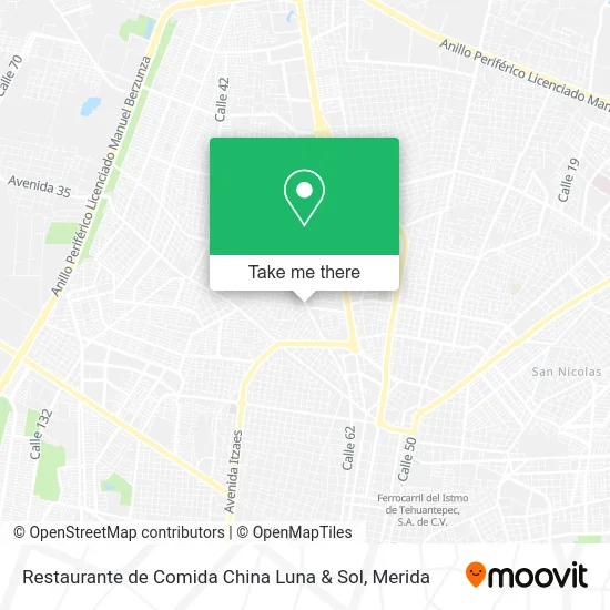 Restaurante de Comida China Luna & Sol map