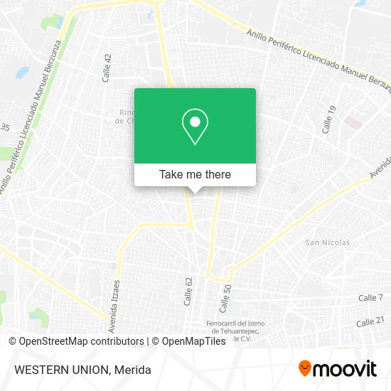 Mapa de WESTERN UNION