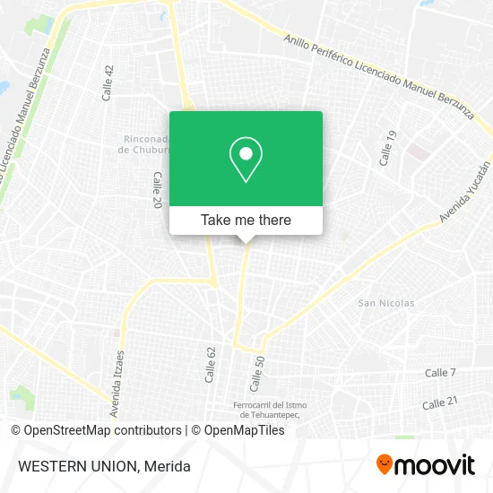 Mapa de WESTERN UNION