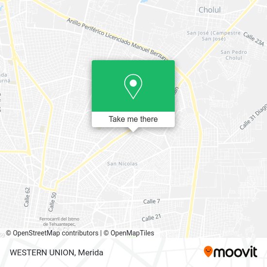 WESTERN UNION map