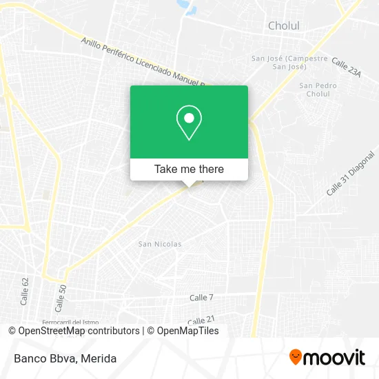 Mapa de Banco Bbva