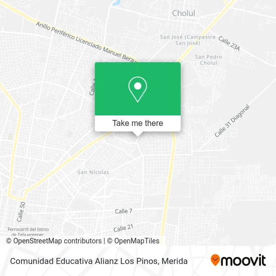 Comunidad Educativa Alianz Los Pinos map