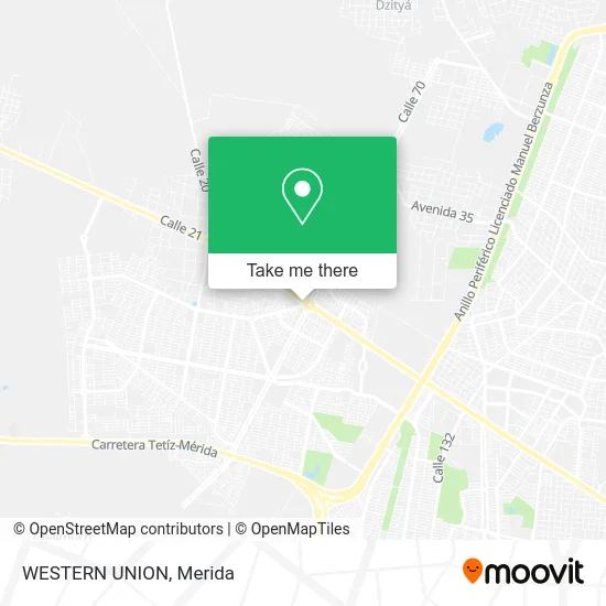 Mapa de WESTERN UNION
