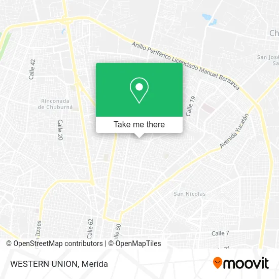 Mapa de WESTERN UNION