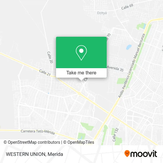Mapa de WESTERN UNION