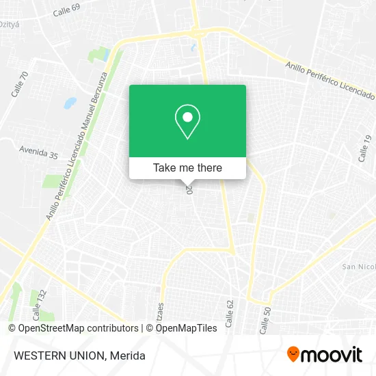 WESTERN UNION map
