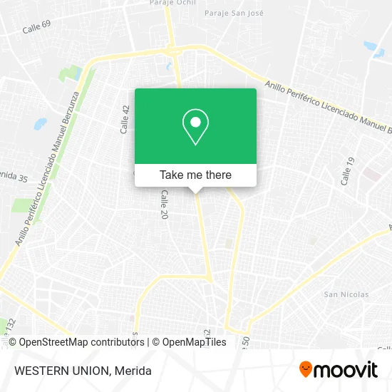 Mapa de WESTERN UNION