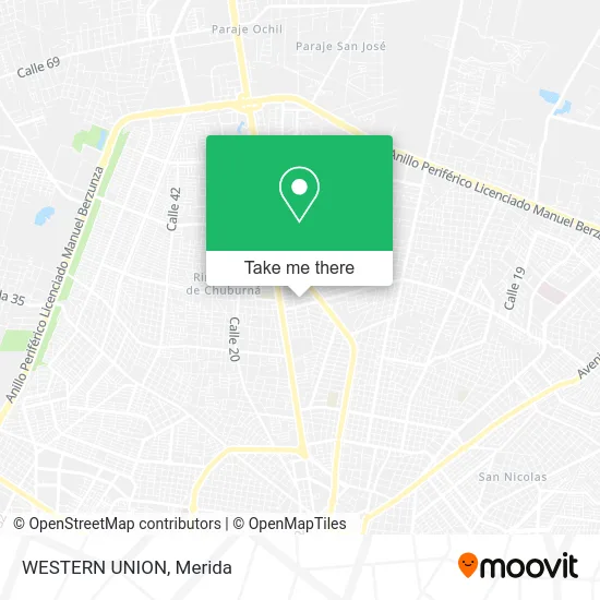 Mapa de WESTERN UNION