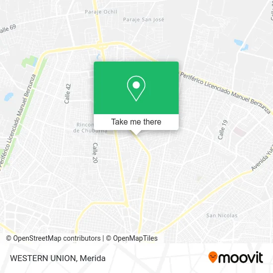 WESTERN UNION map