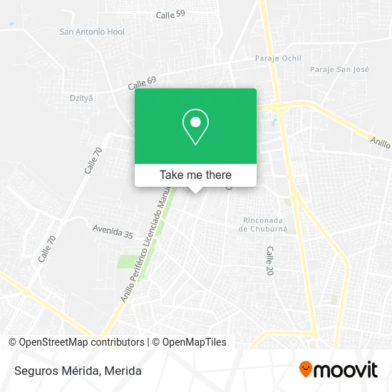 Mapa de Seguros Mérida